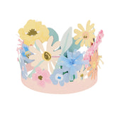 Flower Paper Crowns - 8 pkt
